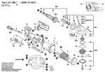 Bosch 0 601 382 741 GWS 10-125 C Angle Grinder 110 V / GB Spare Parts GWS10-125C